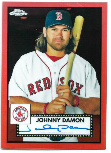 Johnny Damon [Orange Refractor] #PA-JDA
