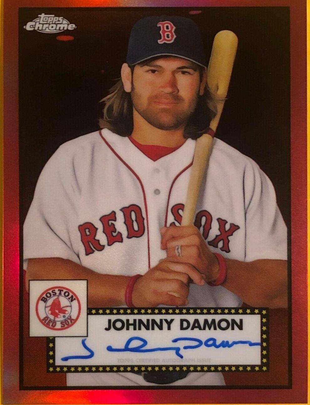 Johnny Damon [Red Refractor] #PA-JDA