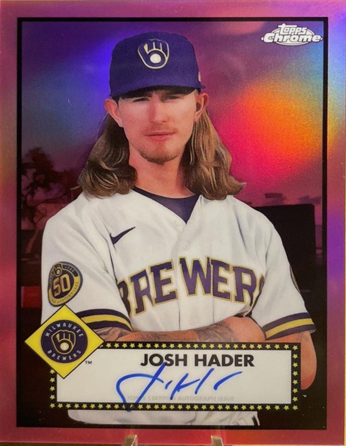 Josh Hader [Pink Refractor] #PA-JH