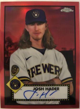 Josh Hader [Red Refractor] #PA-JH