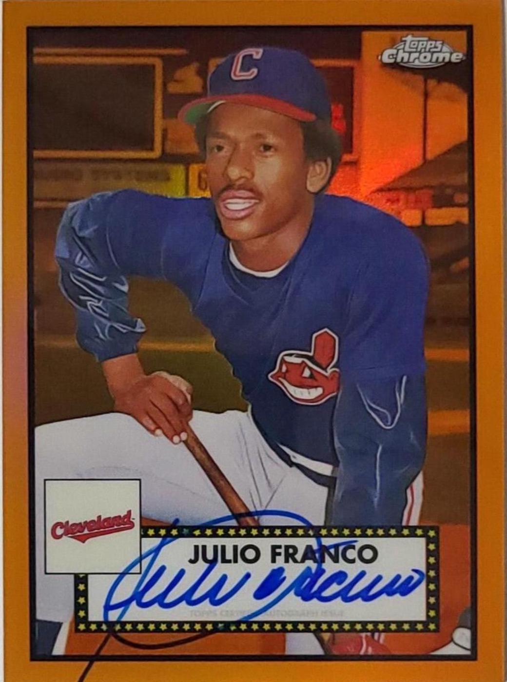 Julio Franco [Orange Refractor] #PA-JF