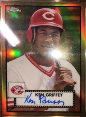 Ken Griffey [Gold Refractor] #PA-KGS
