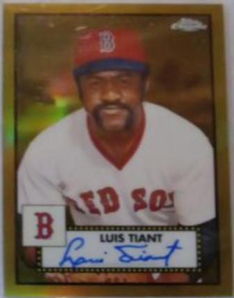 Luis Tiant [Gold Refractor] #PA-LT