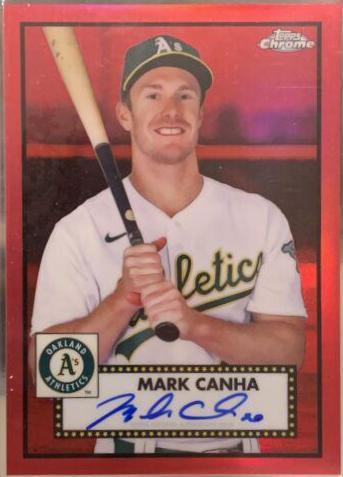 Mark Canha [Red Refractor] #PA-MC