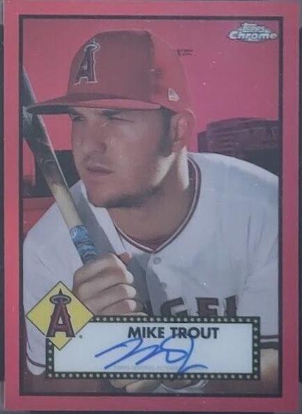 Mike Trout [Red Refractor] #PA-MTR