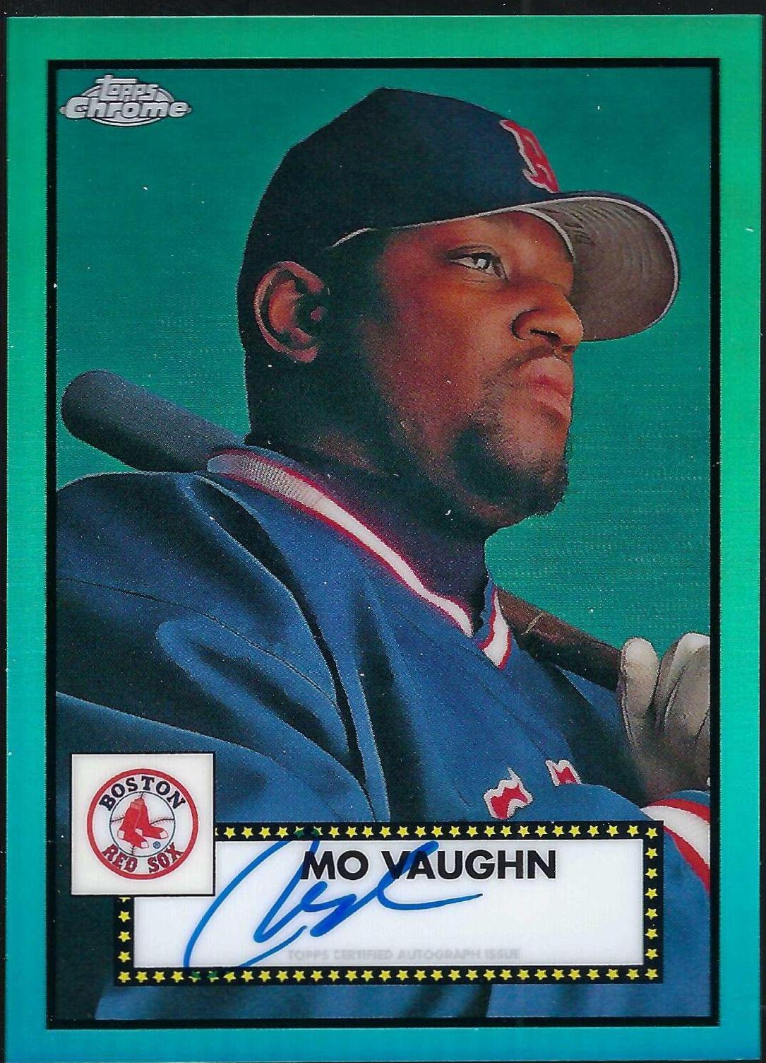 Mo Vaughn [Aqua Refractor] #PA-MV