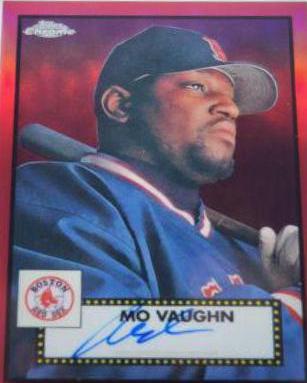 Mo Vaughn [Red Refractor] #PA-MV