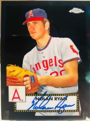 Nolan Ryan [Black Refractor] #PA-NR