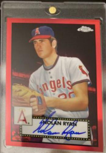 Nolan Ryan [Red Refractor] #PA-NR