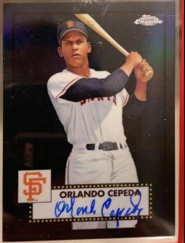 Orlando Cepeda [Black Refractor] #PA-OC