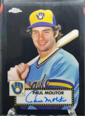 Paul Molitor [Black Refractor] #PA-PM