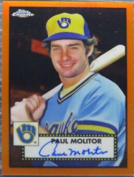 Paul Molitor [Orange Refractor] #PA-PM