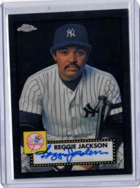 Reggie Jackson [Black Refractor] #PA-RJK