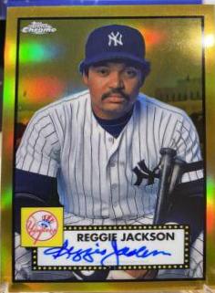Reggie Jackson [Gold Refractor] #PA-RJK