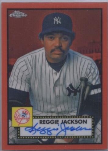Reggie Jackson [Orange Refractor] #PA-RJK