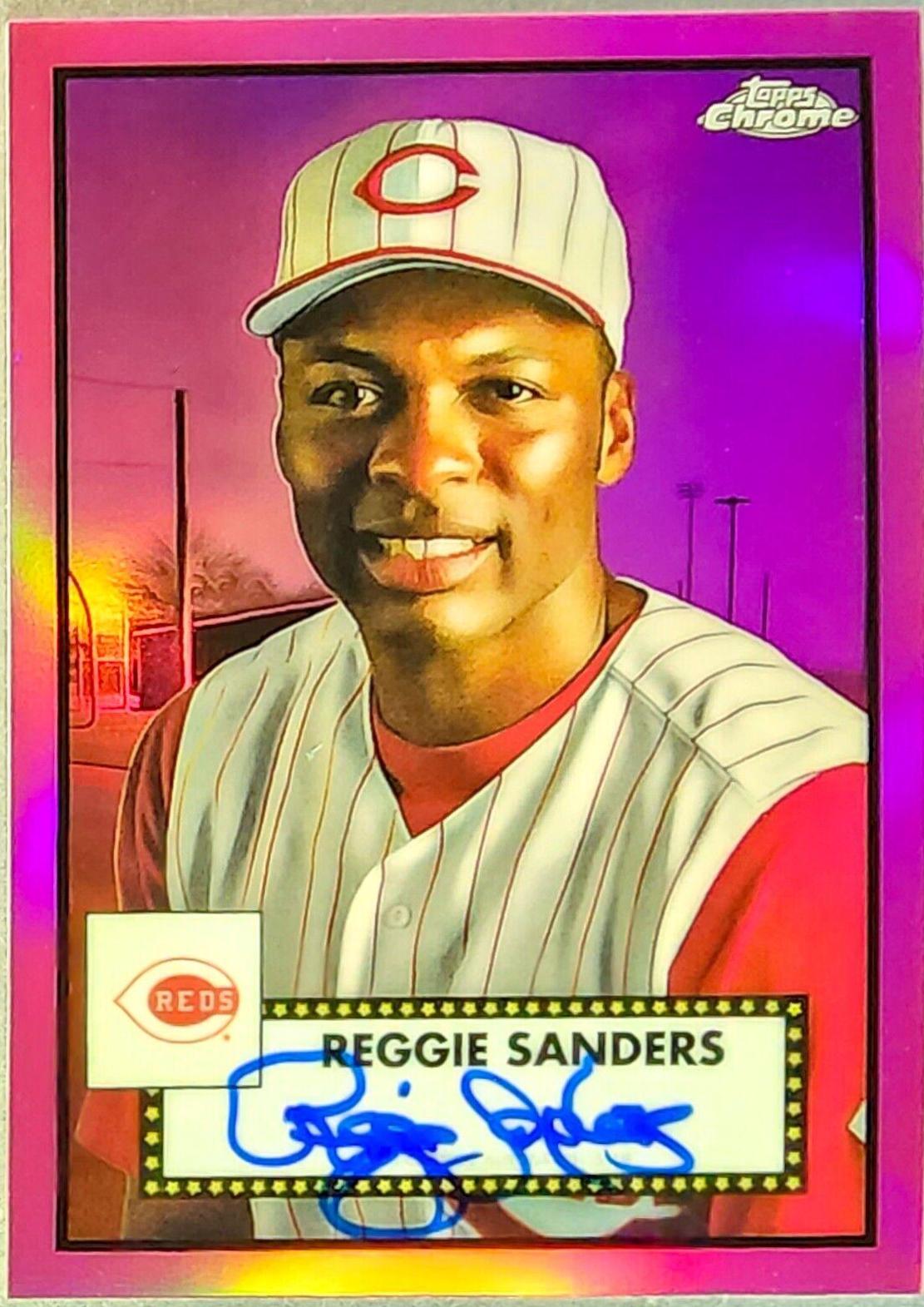 Reggie Sanders [Pink Refractor] #PA-RS