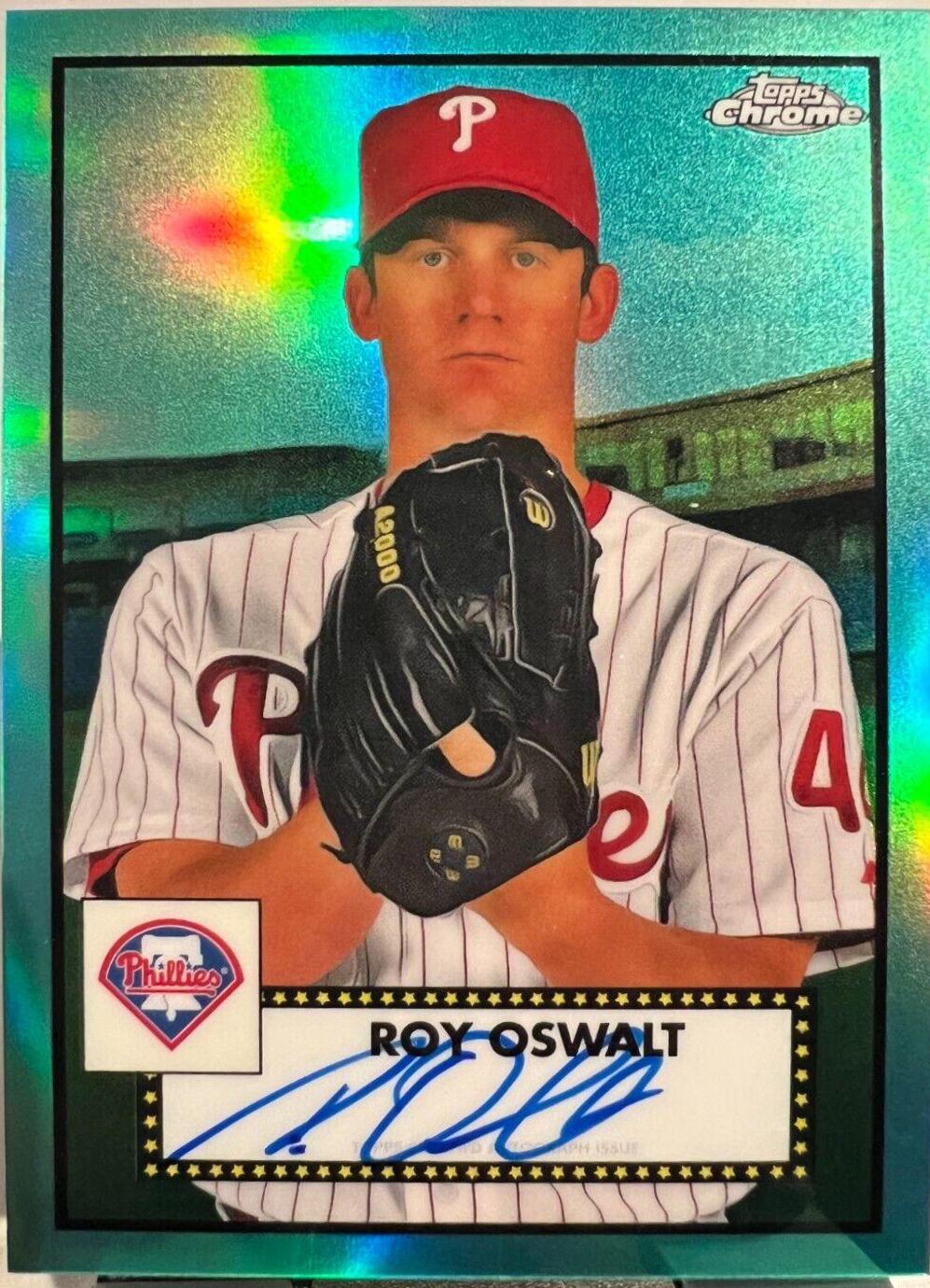 Roy Oswalt [Aqua Refractor] #PA-RO