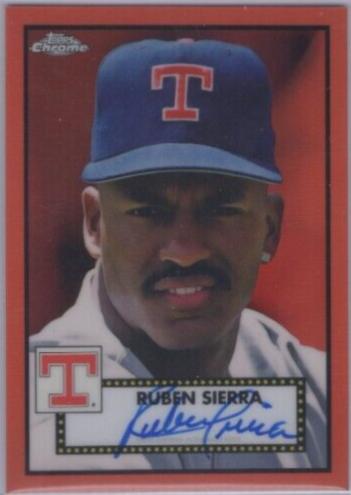 Ruben Sierra [Orange Refractor] #PA-RSI