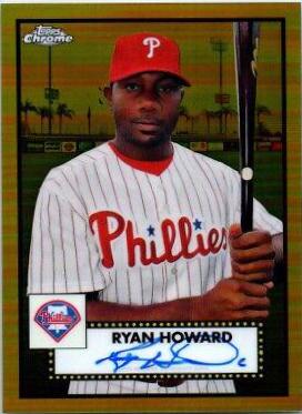 Ryan Howard [Gold Refractor] #PA-RHO