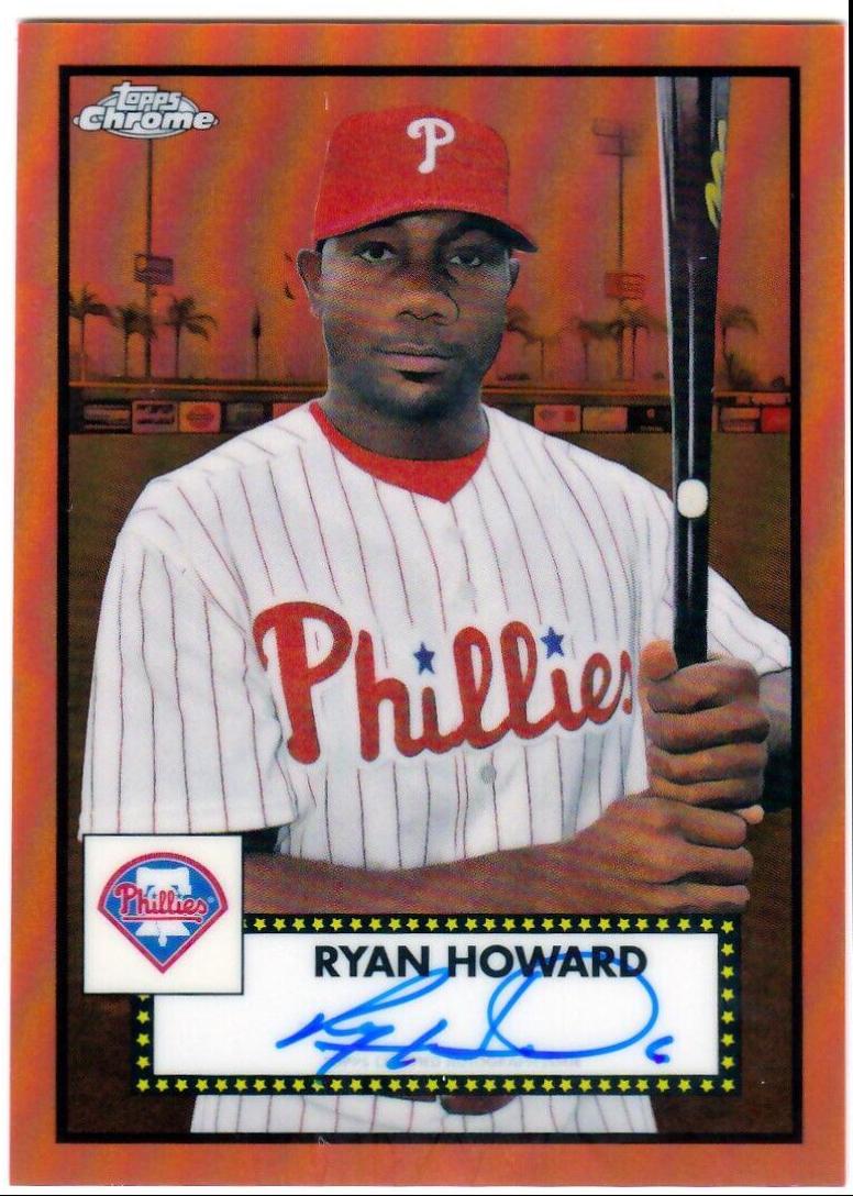 Ryan Howard [Orange Refractor] #PA-RHO