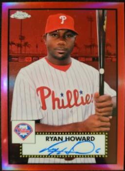 Ryan Howard [Red Refractor] #PA-RHO