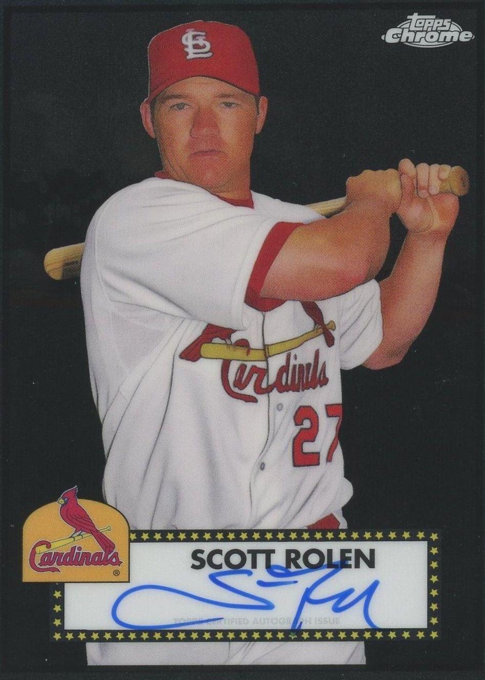 Scott Rolen [Black Refractor] #PA-SR