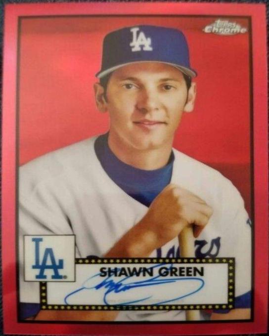 Shawn Green [Red Refractor] #PA-SHG