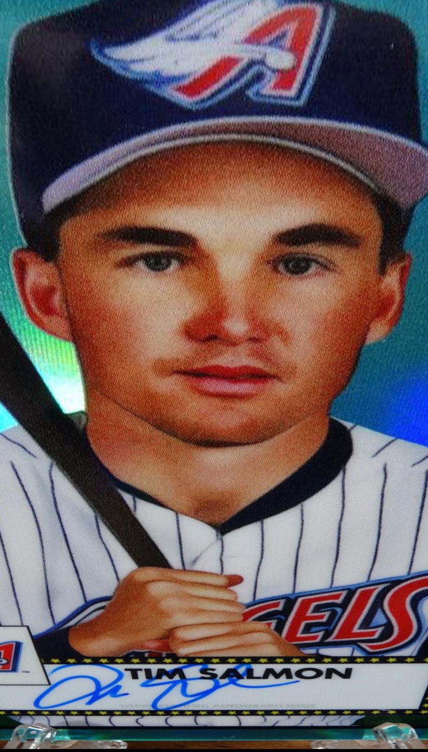 Tim Salmon [Aqua Refractor] #PA-TSA