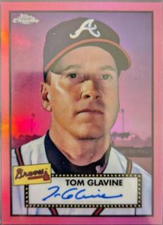 Tom Glavine [Pink Refractor] #PA-TGL