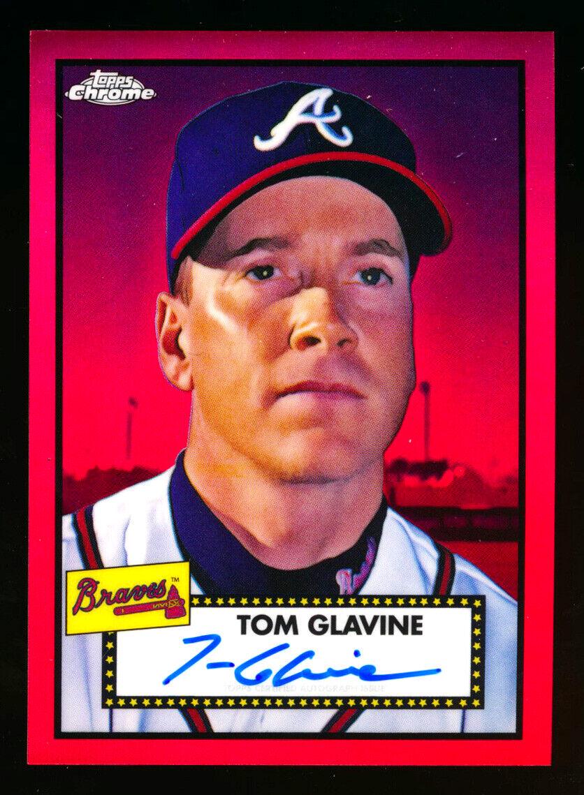 Tom Glavine [Red Refractor] #PA-TGL