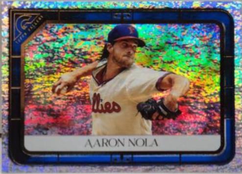 Aaron Nola [Blue Pattern] #177