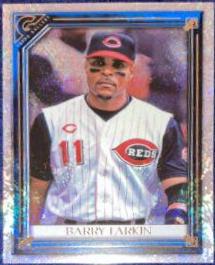 Barry Larkin [Blue Pattern] #89
