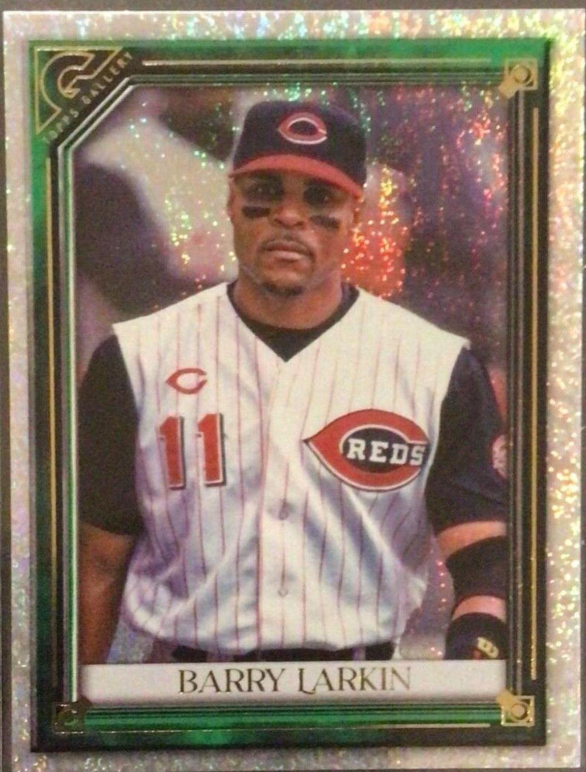 Barry Larkin [Green Pattern] #89