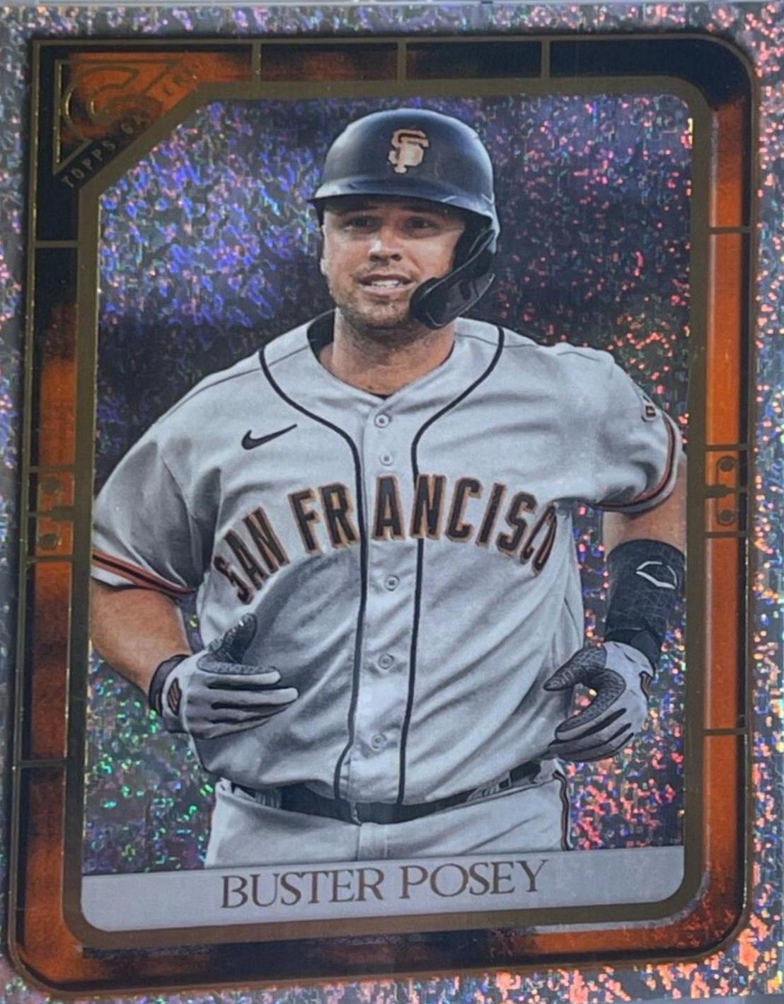 Buster Posey [Orange Pattern] #179