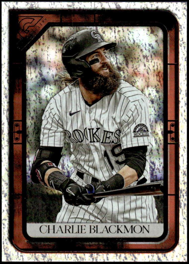 Charlie Blackmon [Orange Pattern] #60
