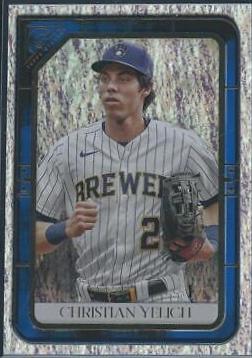 Christian Yelich [Blue Pattern] #147