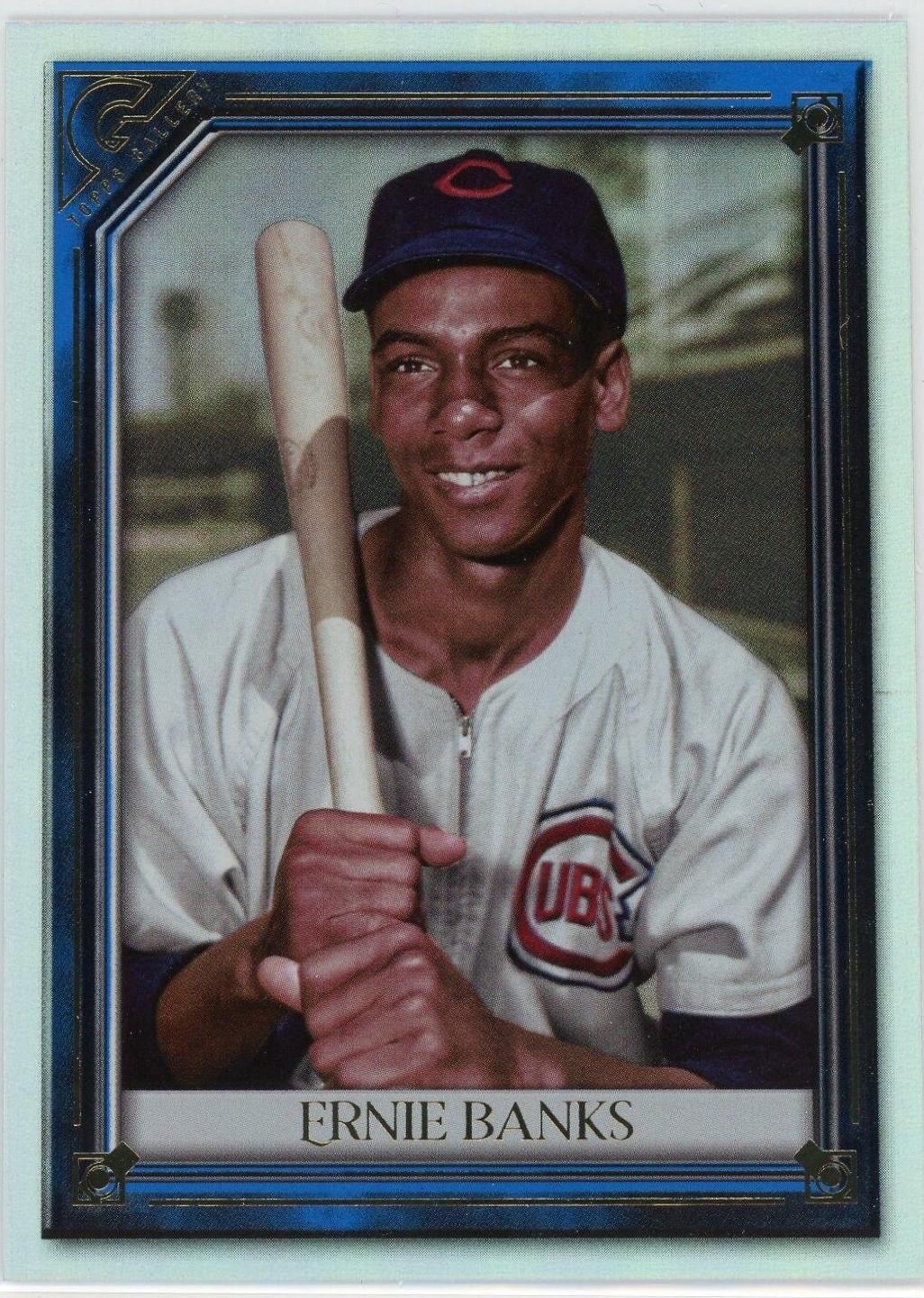Ernie Banks [Blue] #33
