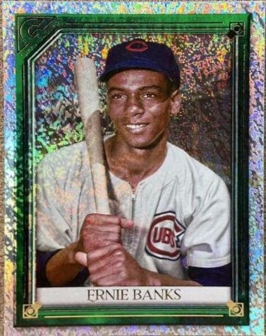 Ernie Banks [Green Pattern] #33
