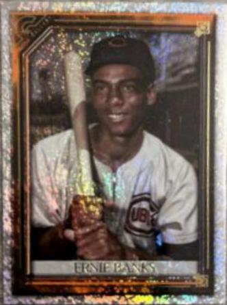 Ernie Banks [Orange Pattern] #33