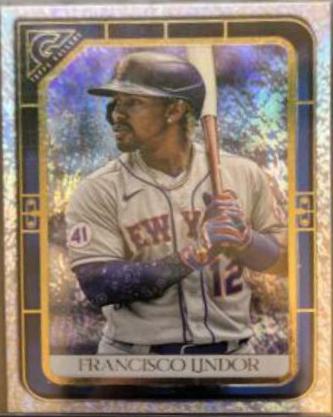 Francisco Lindor [Blue Pattern] #104