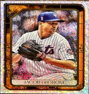 Jacob deGrom [Orange Pattern] #112
