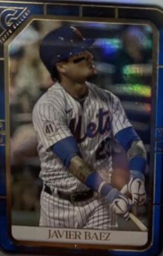 Javier Baez [Blue Pattern] #48