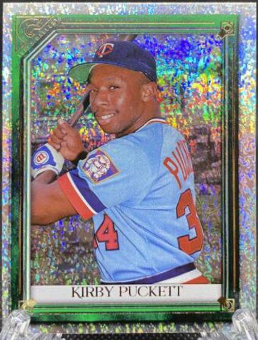 Kirby Puckett [Green Pattern] #159