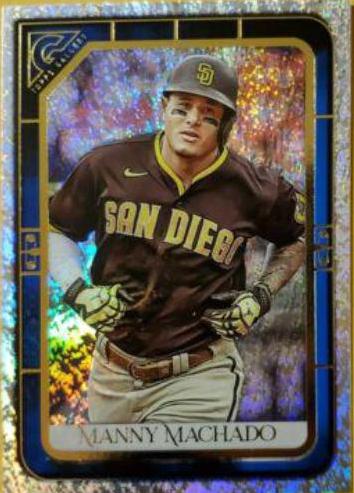 Manny Machado [Blue Pattern] #120