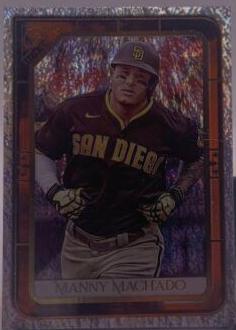Manny Machado [Orange Pattern] #120