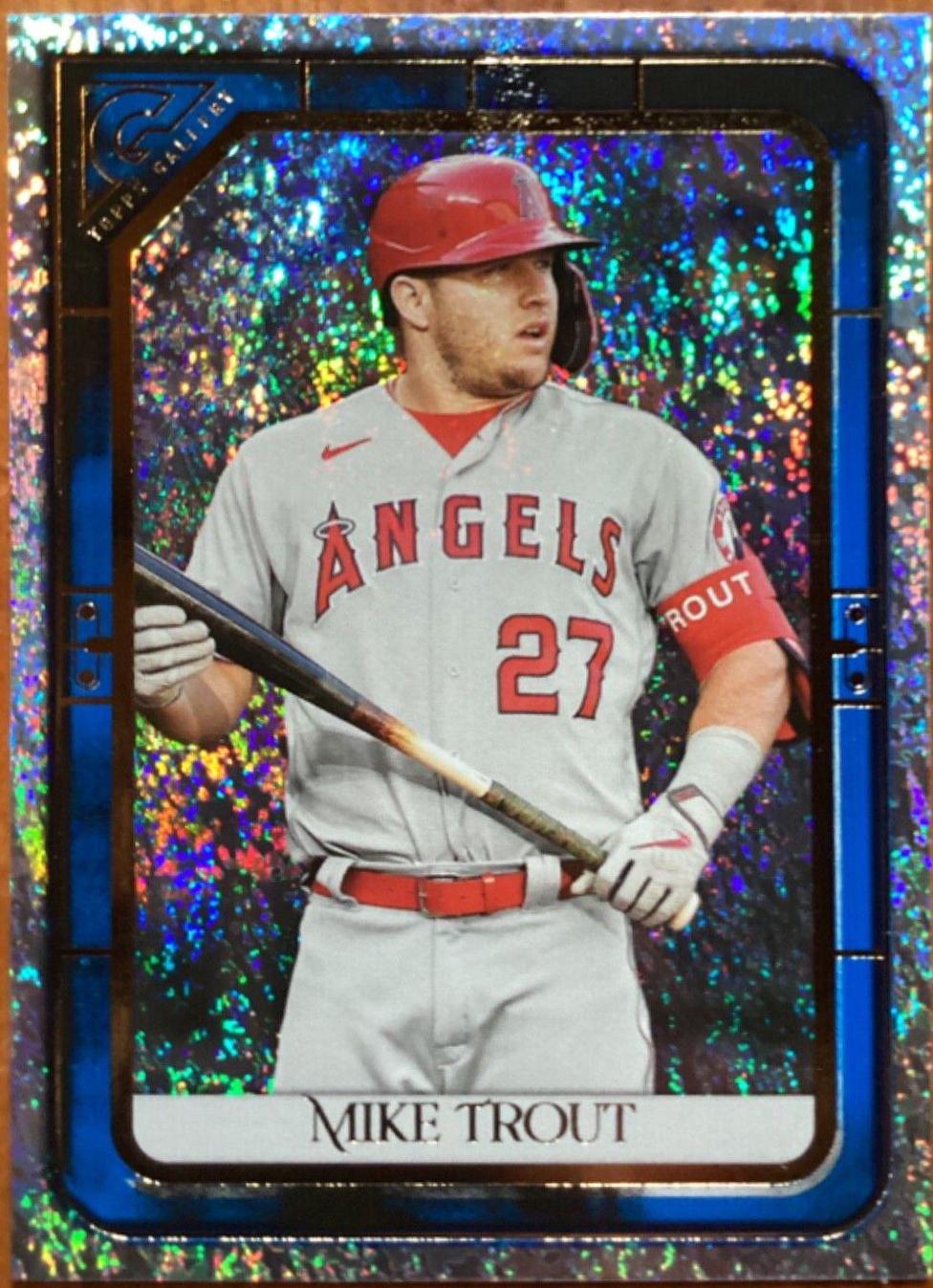 Mike Trout [Blue Pattern] #51