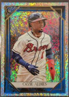 Ozzie Albies [Blue Pattern] #99