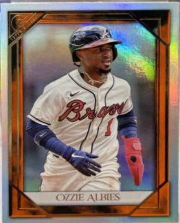 Ozzie Albies [Orange Pattern] #99