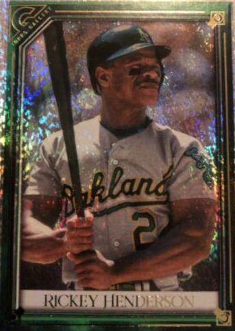 Rickey Henderson [Green Pattern] #137