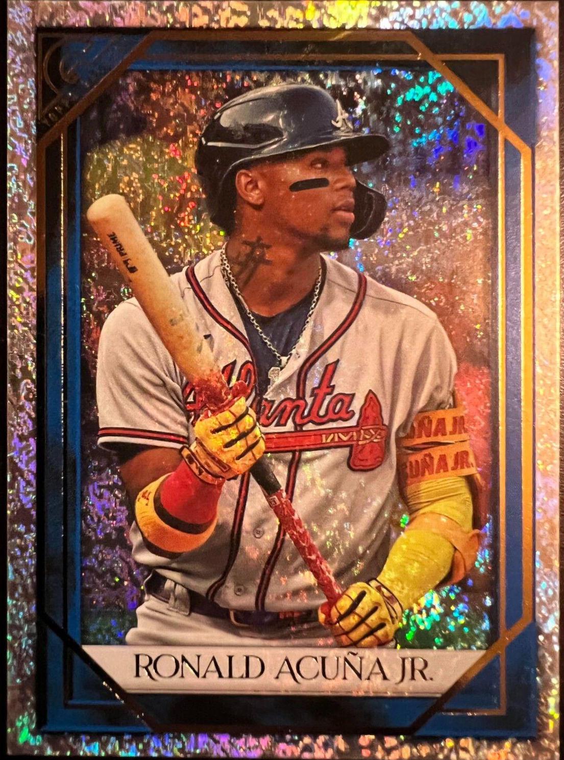 Ronald Acuna Jr. [Blue Pattern] #56